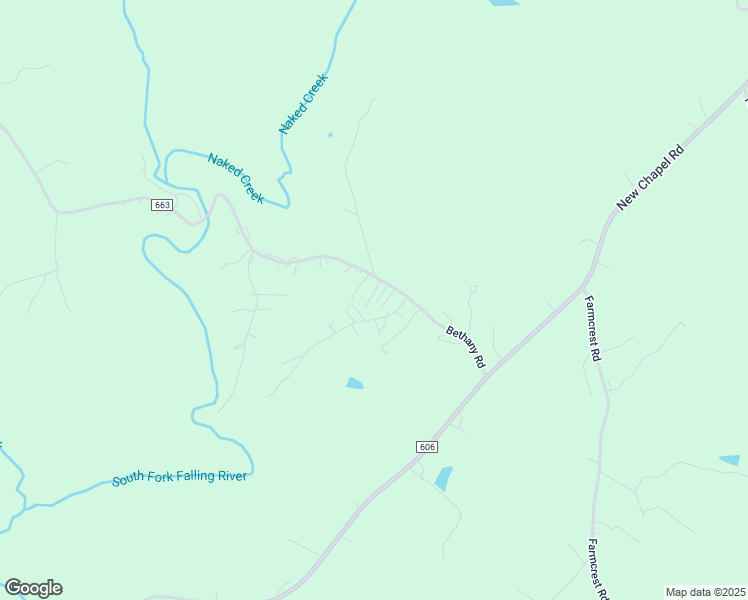 map of restaurants, bars, coffee shops, grocery stores, and more near 6255 Bethany Road in Rustburg