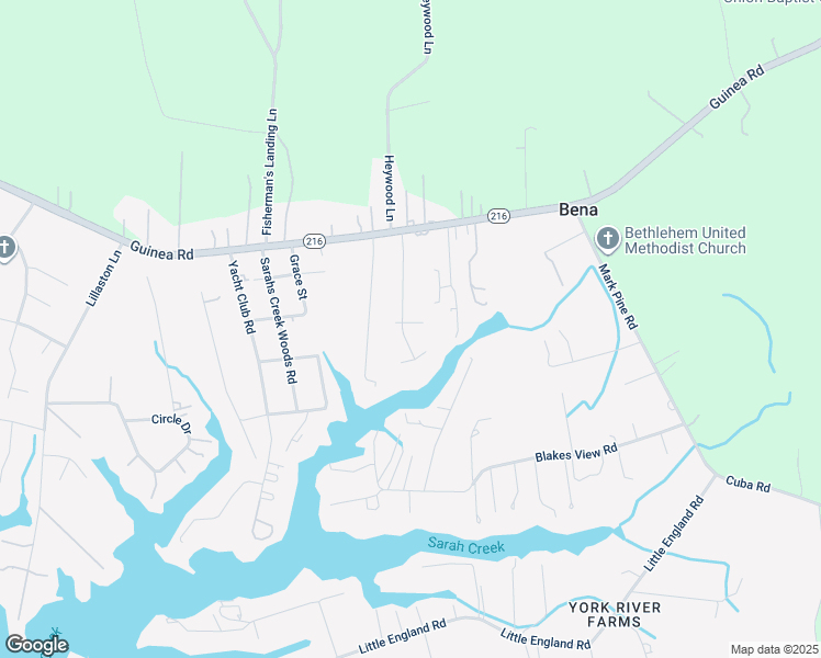 map of restaurants, bars, coffee shops, grocery stores, and more near 2024 Sarahs Cove Drive in Gloucester Point