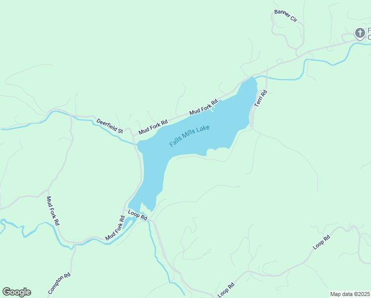 map of restaurants, bars, coffee shops, grocery stores, and more near in Falls Mills