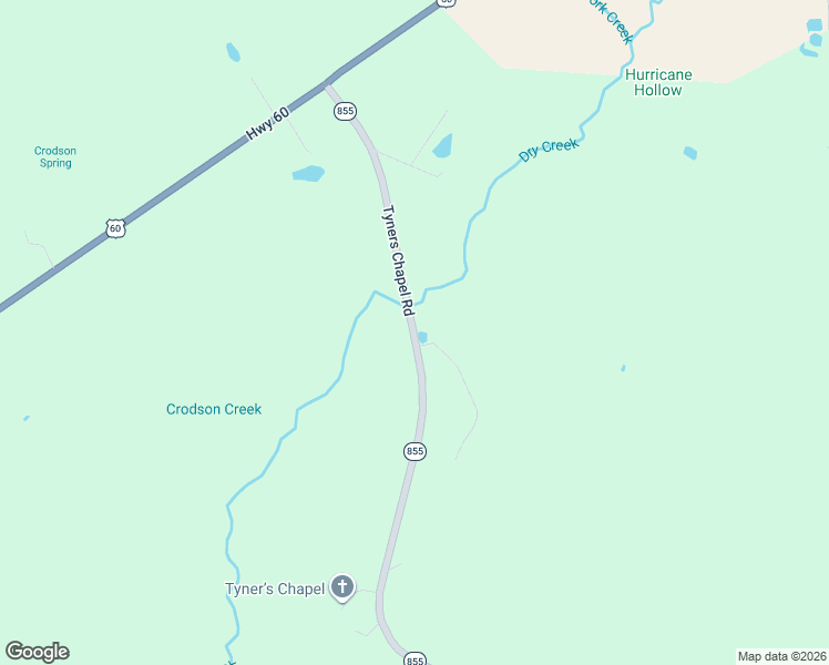 map of restaurants, bars, coffee shops, grocery stores, and more near 5997 State Highway 855 in Salem