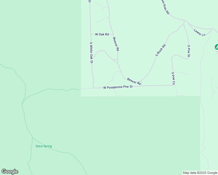 map of restaurants, bars, coffee shops, grocery stores, and more near West Pine Street in Orderville