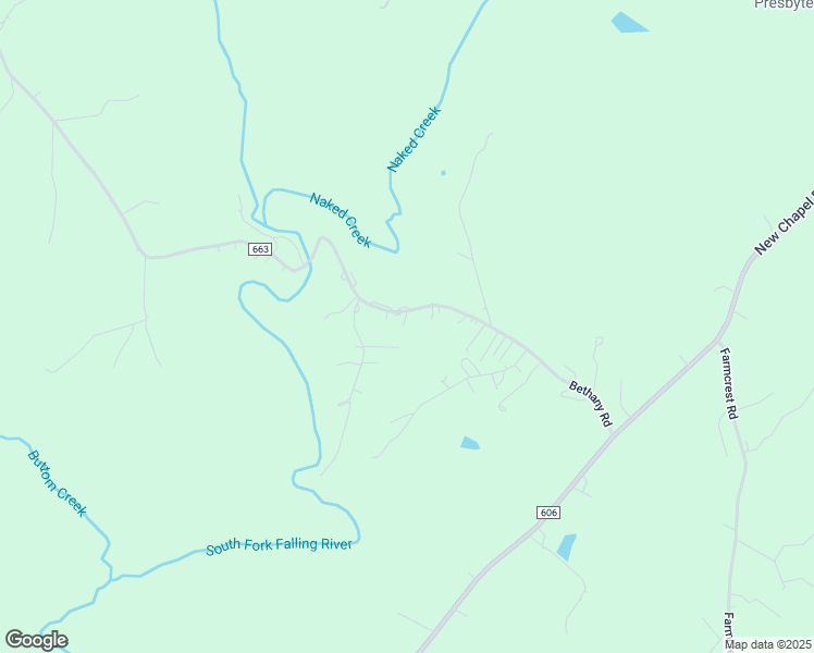 map of restaurants, bars, coffee shops, grocery stores, and more near 6053 Bethany Road in Rustburg