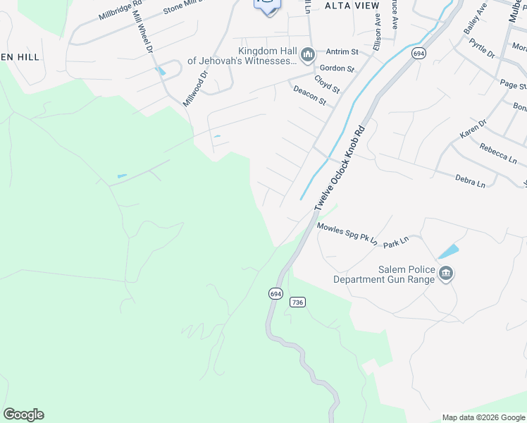 map of restaurants, bars, coffee shops, grocery stores, and more near 2847 Archer Circle in Salem