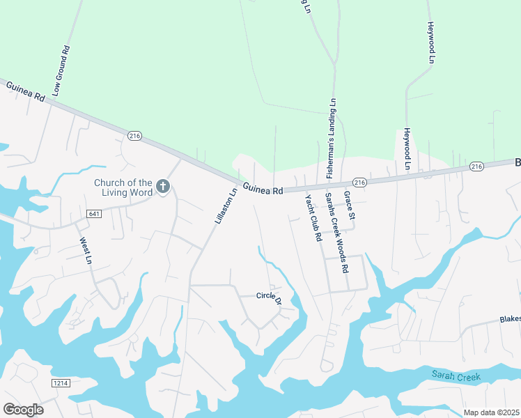 map of restaurants, bars, coffee shops, grocery stores, and more near 2073 Cove Road in Gloucester Point