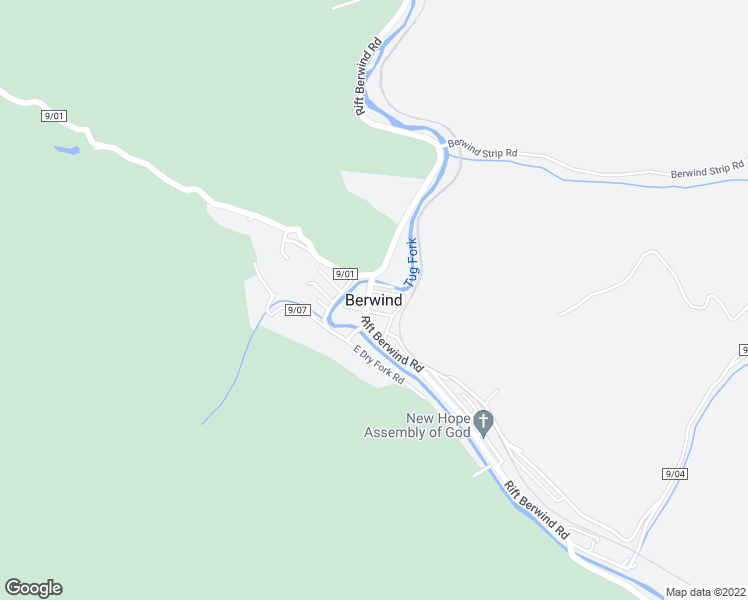 map of restaurants, bars, coffee shops, grocery stores, and more near in Berwind