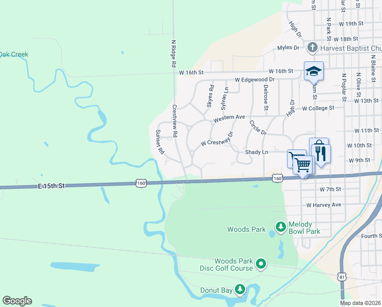 map of restaurants, bars, coffee shops, grocery stores, and more near Westborough Rd in Wellington