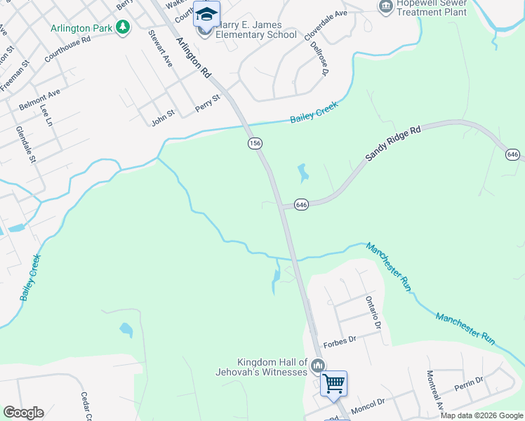 map of restaurants, bars, coffee shops, grocery stores, and more near 3290 Prince George Drive in Prince George