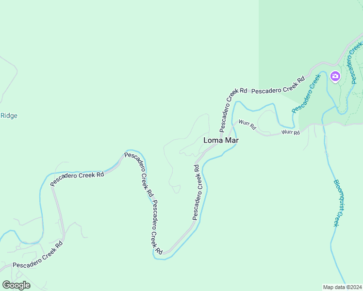 map of restaurants, bars, coffee shops, grocery stores, and more near 43 Redwood Avenue in Pescadero