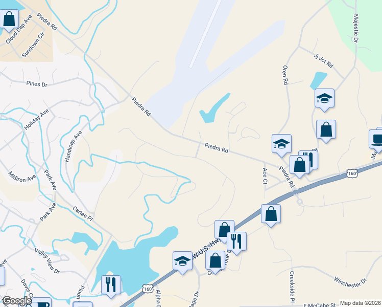 map of restaurants, bars, coffee shops, grocery stores, and more near 18 East Golf Place in Pagosa Springs