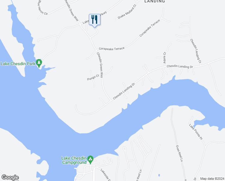 map of restaurants, bars, coffee shops, grocery stores, and more near 13418 Chesdin Landing Drive in Chesterfield