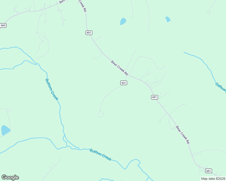 map of restaurants, bars, coffee shops, grocery stores, and more near County Road 931 in Campbell County