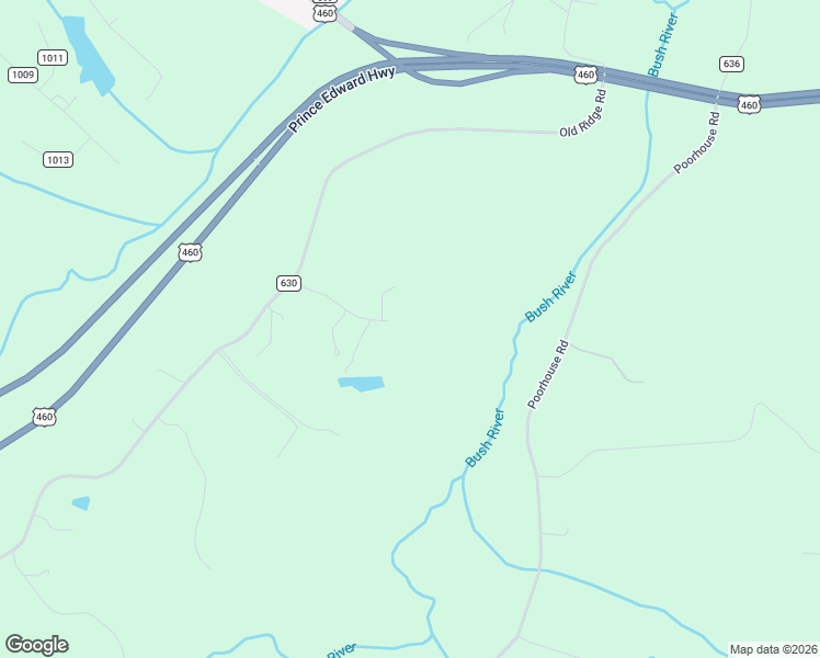 map of restaurants, bars, coffee shops, grocery stores, and more near Ridge Lane in Farmville