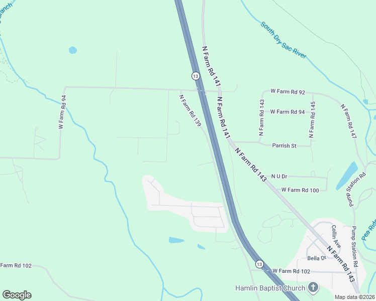 map of restaurants, bars, coffee shops, grocery stores, and more near 4001-4049 North Farm Road 137 in Springfield