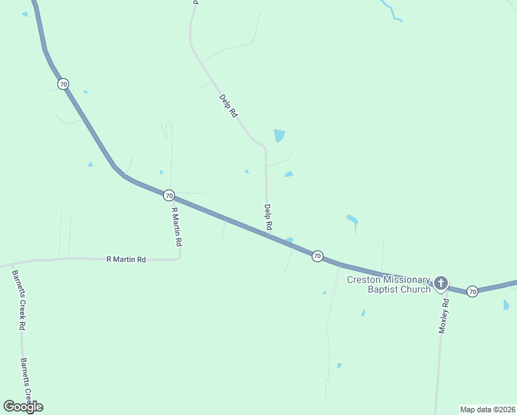 map of restaurants, bars, coffee shops, grocery stores, and more near 101 Delp Road in Liberty