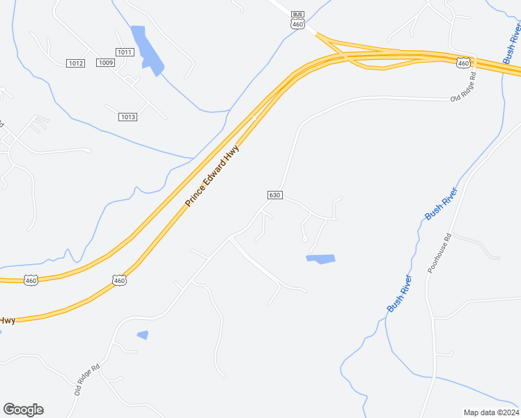 map of restaurants, bars, coffee shops, grocery stores, and more near 3145 Old Ridge Road in Farmville