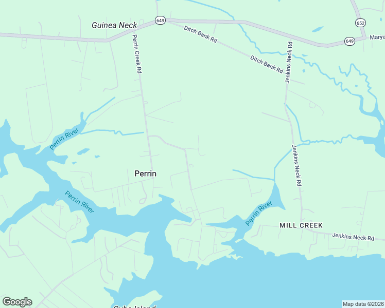 map of restaurants, bars, coffee shops, grocery stores, and more near 2205 Cooks Landing Road in Gloucester County