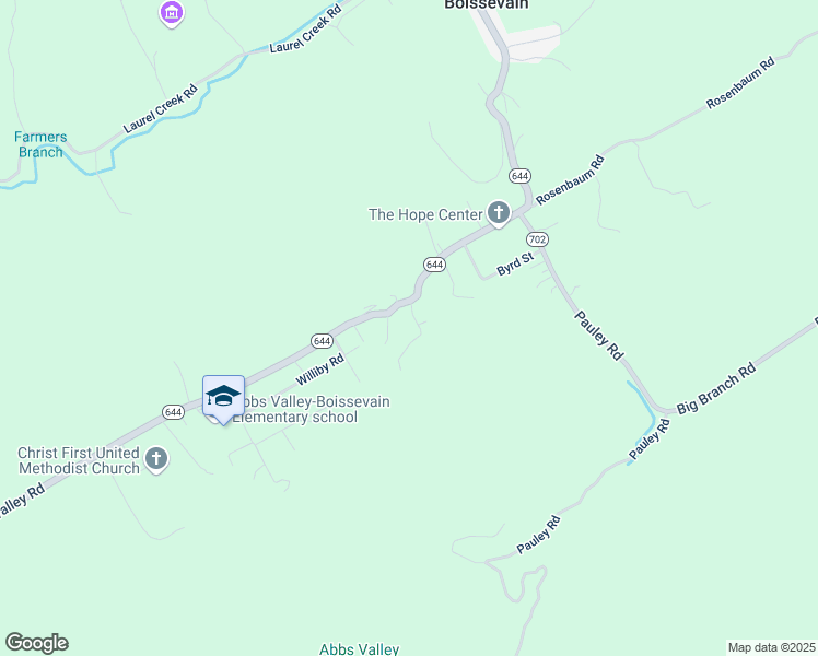 map of restaurants, bars, coffee shops, grocery stores, and more near 146 Ratliff Street in Bluefield