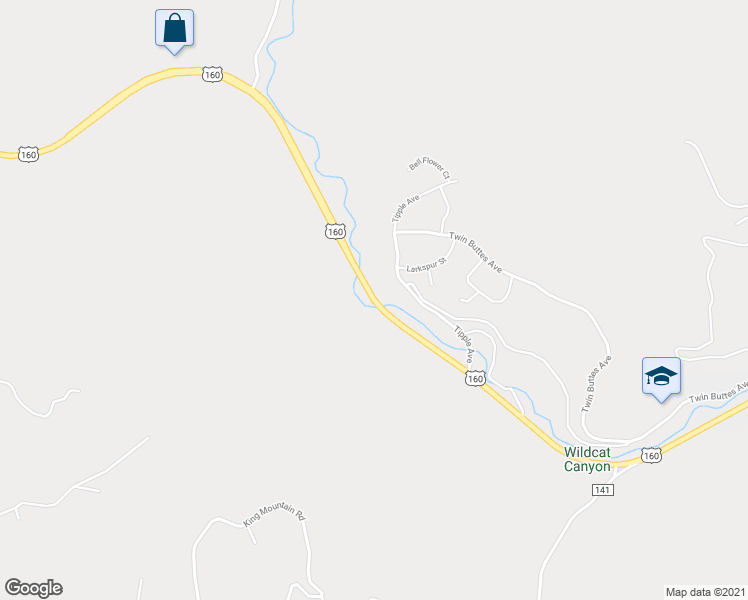 map of restaurants, bars, coffee shops, grocery stores, and more near 19000 U.S. 160 in Durango