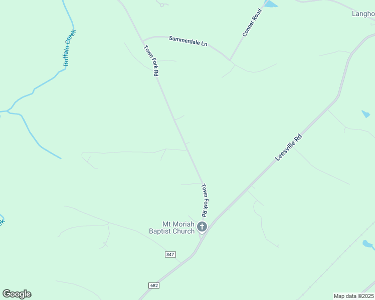 map of restaurants, bars, coffee shops, grocery stores, and more near 540 Town Fork Road in Evington
