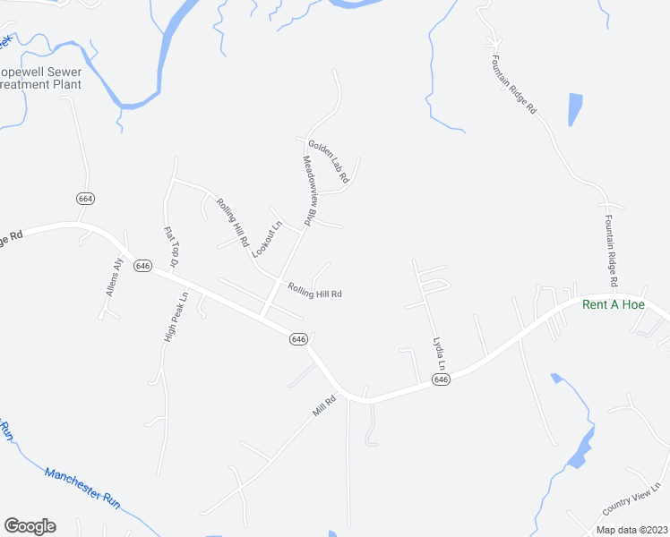 map of restaurants, bars, coffee shops, grocery stores, and more near 3006 Rolling Hill Drive in Hopewell