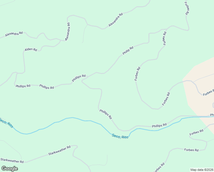 map of restaurants, bars, coffee shops, grocery stores, and more near Phillips Road in Fort Garland