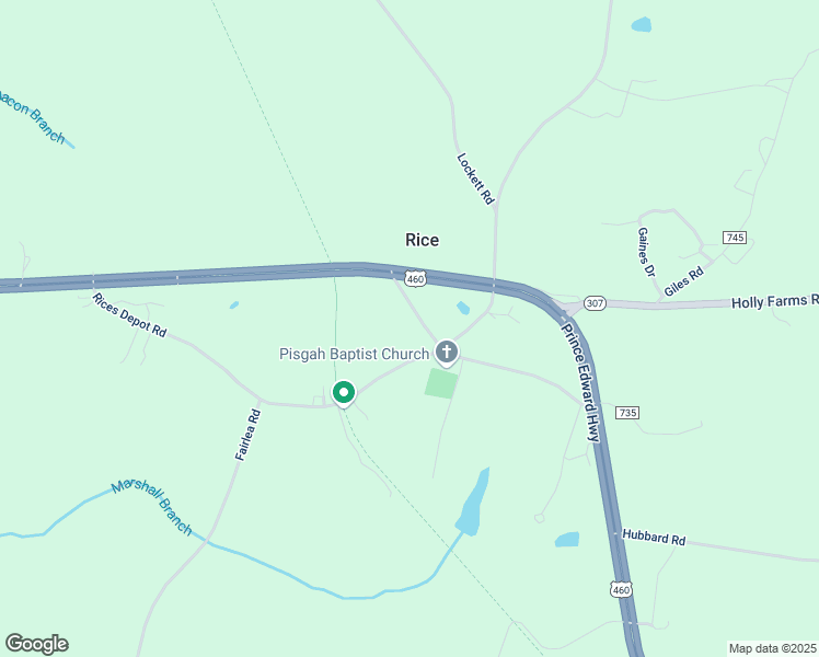 map of restaurants, bars, coffee shops, grocery stores, and more near 765 Rices Depot Road in Rice
