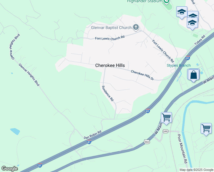 map of restaurants, bars, coffee shops, grocery stores, and more near 5258 Arrowhead Trail in Salem
