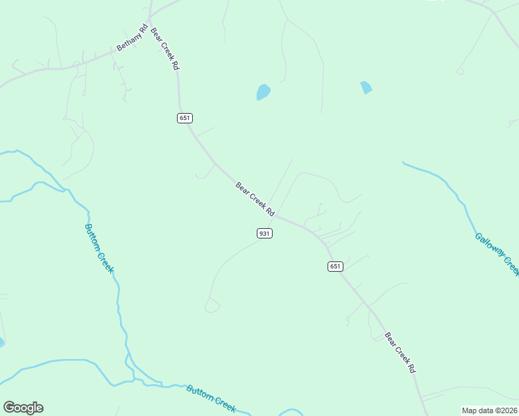 map of restaurants, bars, coffee shops, grocery stores, and more near 1978 Bear Creek Road in Rustburg