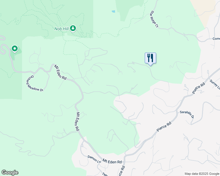 map of restaurants, bars, coffee shops, grocery stores, and more near 13575 Deer Trail Court in Saratoga