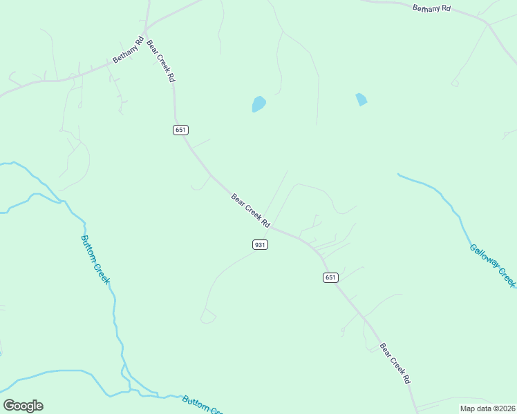 map of restaurants, bars, coffee shops, grocery stores, and more near 1978 Bear Creek Road in Rustburg