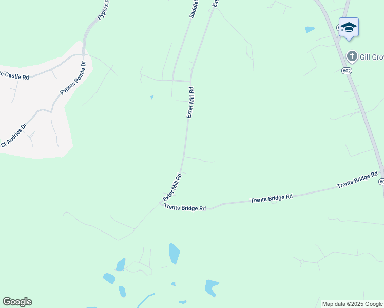 map of restaurants, bars, coffee shops, grocery stores, and more near 16101 Exter Mill Road in Chesterfield