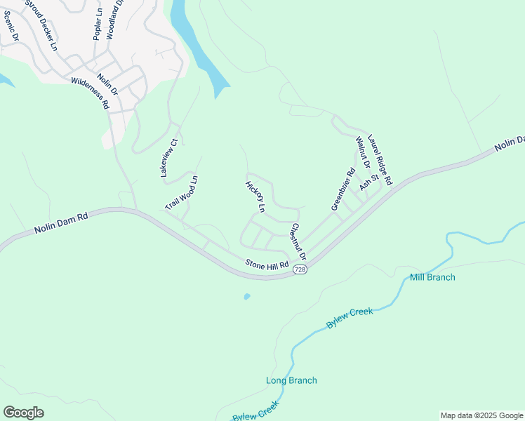 map of restaurants, bars, coffee shops, grocery stores, and more near 800 Hickory Lane in Mammoth Cave