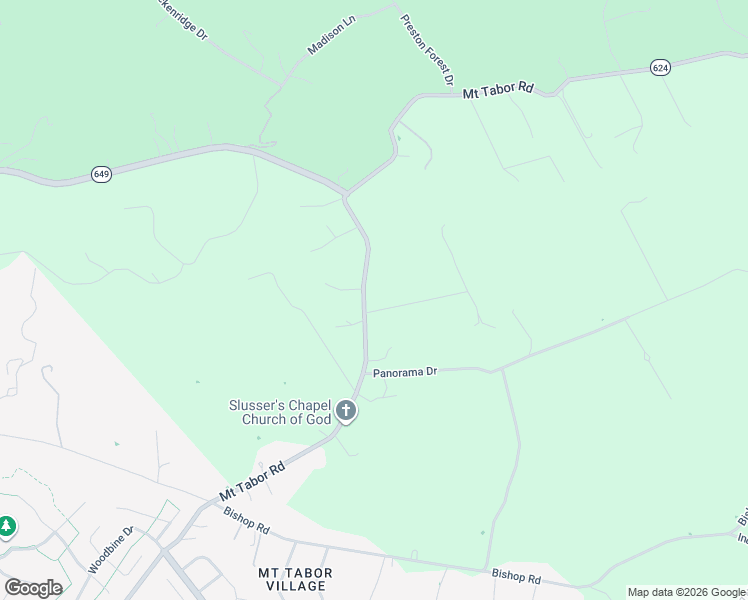 map of restaurants, bars, coffee shops, grocery stores, and more near 1653 Mount Tabor Road in Blacksburg