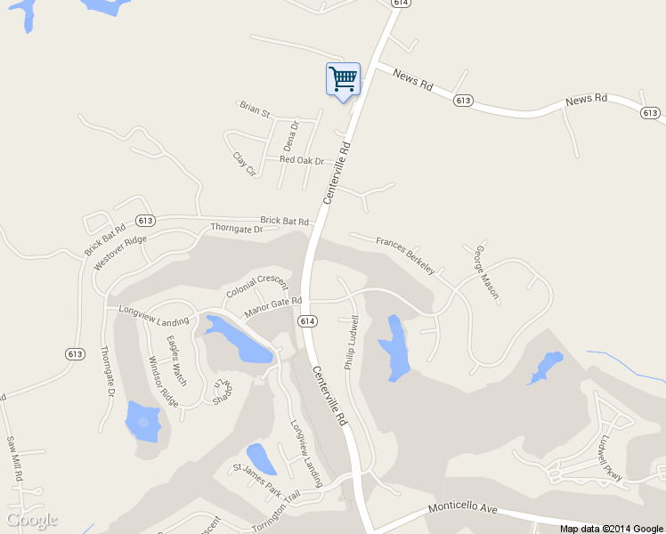 map of restaurants, bars, coffee shops, grocery stores, and more near 3912 Philip Ludwell in Williamsburg