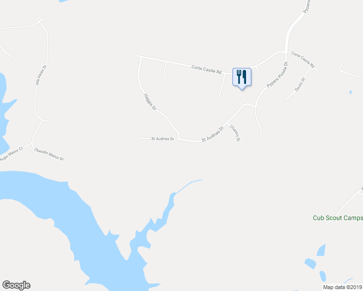 map of restaurants, bars, coffee shops, grocery stores, and more near 11707 Saint Audries Drive in Chesterfield