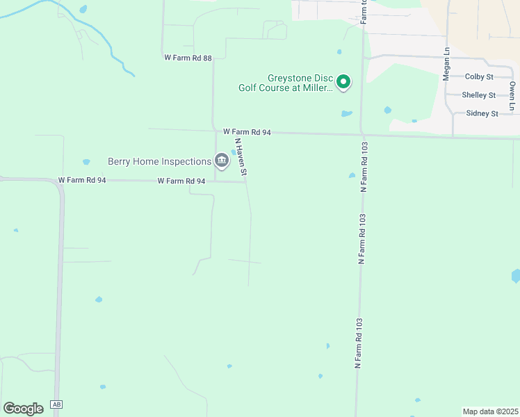 map of restaurants, bars, coffee shops, grocery stores, and more near 4110 North Haven Street in Springfield