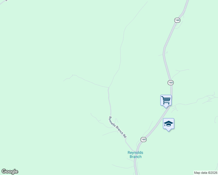 map of restaurants, bars, coffee shops, grocery stores, and more near 2 Runnells Branch Road in Littcarr