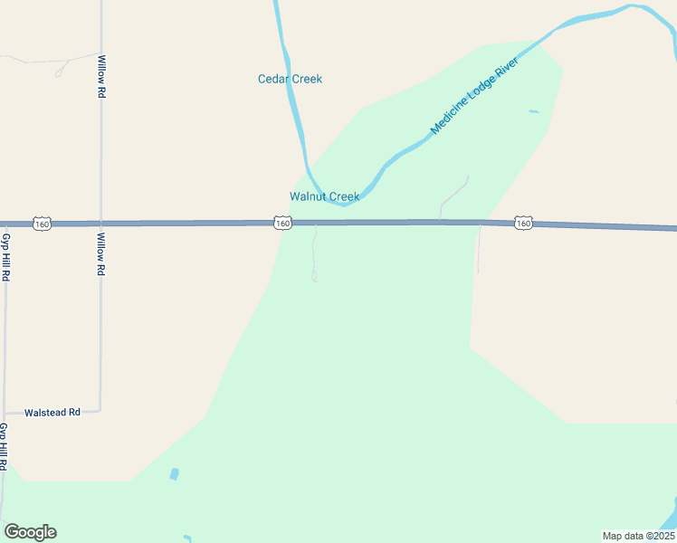 map of restaurants, bars, coffee shops, grocery stores, and more near U.S. 160 in Medicine Lodge
