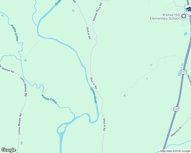 map of restaurants, bars, coffee shops, grocery stores, and more near Shut in Road in Liberty