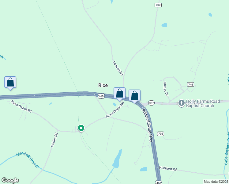 map of restaurants, bars, coffee shops, grocery stores, and more near 57 Gully Tavern Road in Rice