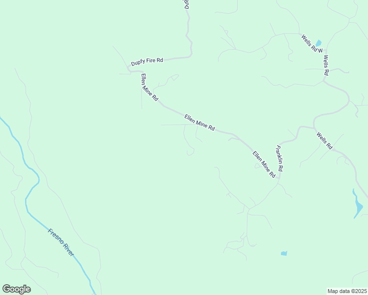 map of restaurants, bars, coffee shops, grocery stores, and more near 43310 Werney Road in Coarsegold