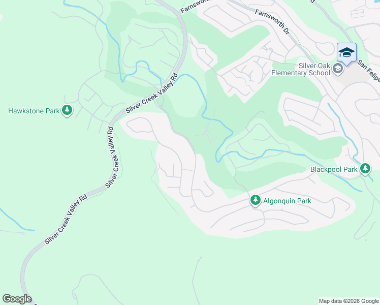 map of restaurants, bars, coffee shops, grocery stores, and more near 5461 Country Club Parkway in San Jose