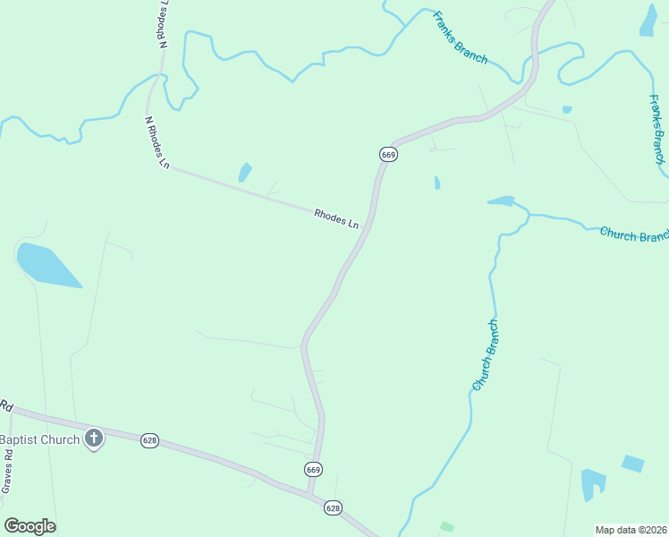 map of restaurants, bars, coffee shops, grocery stores, and more near 17406 Sandy Ford Road in Petersburg