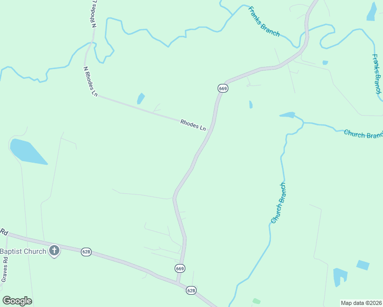 map of restaurants, bars, coffee shops, grocery stores, and more near 17406 Sandy Ford Road in Petersburg