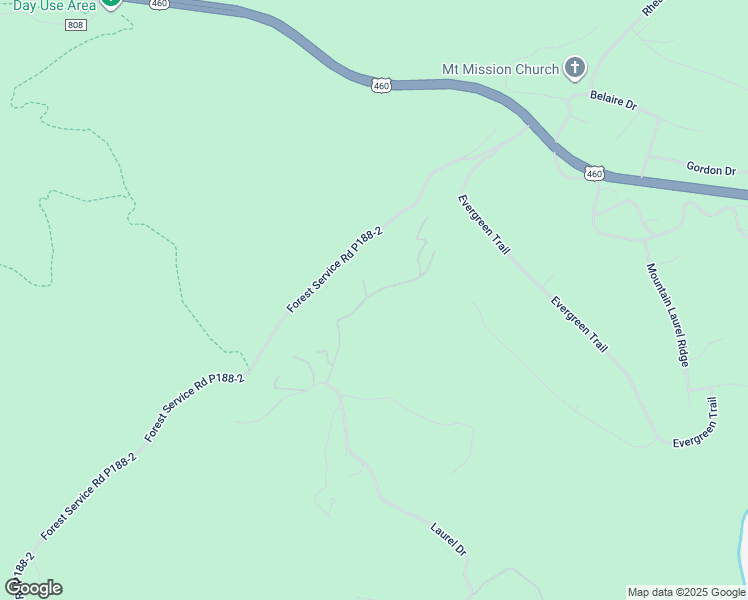 map of restaurants, bars, coffee shops, grocery stores, and more near 3624 Laurel Drive in Blacksburg
