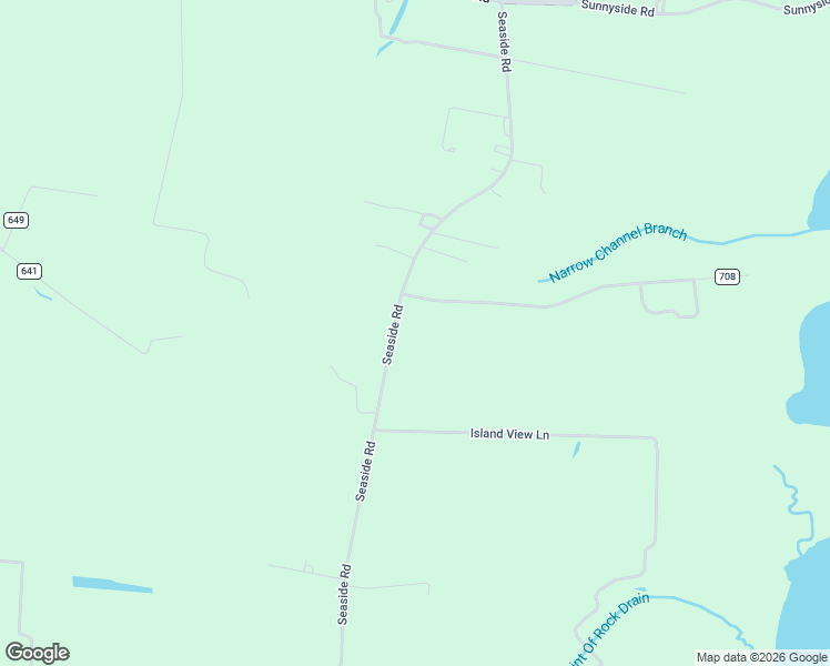 map of restaurants, bars, coffee shops, grocery stores, and more near 22239 Seaside Road in Cape Charles