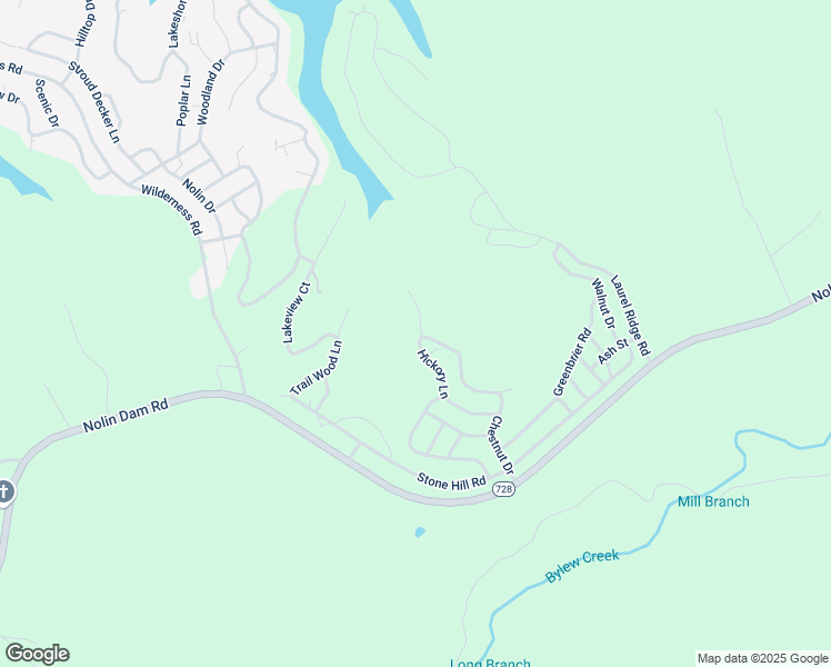 map of restaurants, bars, coffee shops, grocery stores, and more near 800-810 Hickory Lane in Mammoth Cave