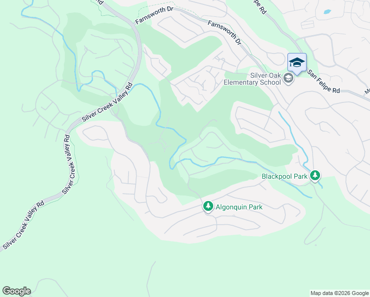 map of restaurants, bars, coffee shops, grocery stores, and more near 5644 Portrush Court in San Jose