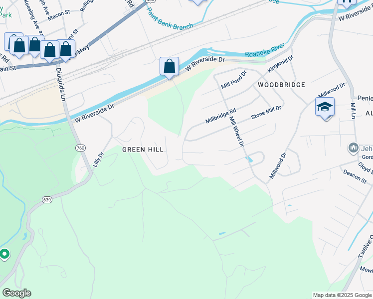 map of restaurants, bars, coffee shops, grocery stores, and more near 1904 Springmill Road in Salem