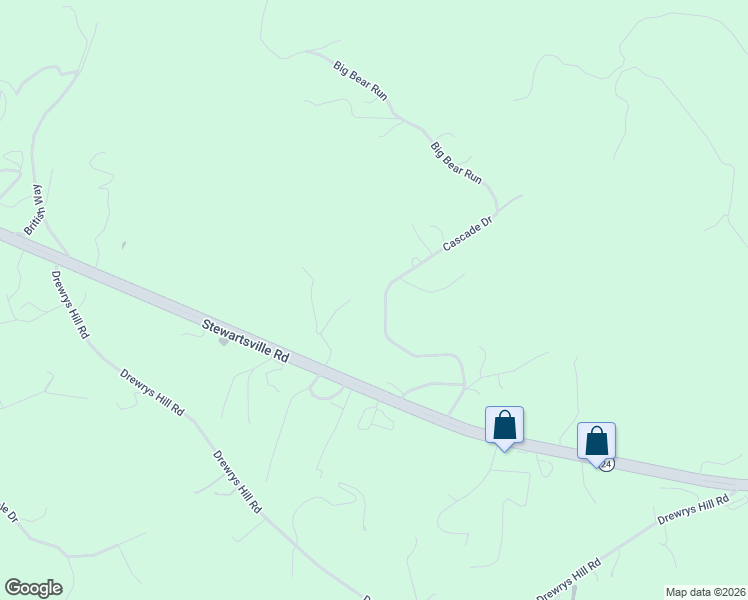 map of restaurants, bars, coffee shops, grocery stores, and more near 120 Cascade Drive in Vinton